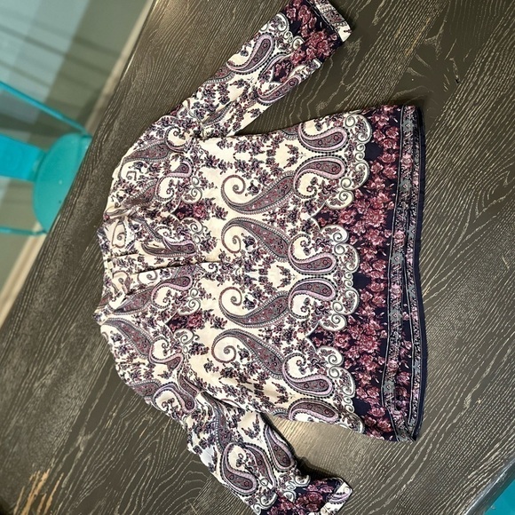 LUCKY Brand lightweight paisley print top, size small - Picture 6 of 12